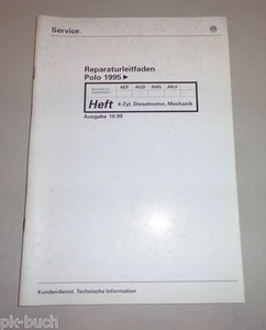 Manual de Taller VW Polo 6N 4 Cilindro Motor Diesel/Mecánica Stand 10/1999 - Imagen 1 de 1