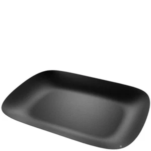 Alessi, Texture Moiré, Vassoio Rettangolare Nero 45cm, Acciaio - Foto 1 di 1