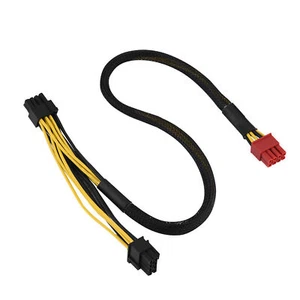 50cm 8-Pin To 8-Pin PCI Express PCIE Graphics Card Power Supply Cable B Fit - Picture 1 of 7