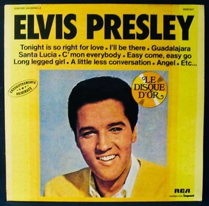 ELVIS PRESLEY: Le Disque D' Or~1977 French Import Album~RCA #6886 807~Near Mint - Imagen 1 de 5