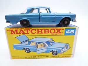 VINTAGE MATCHBOX LESNEY No.46c MERCEDES BENZ 300 SE IN ORIGINAL BOX 1968