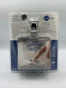 InSinkErator Sink Top Switch STS-00 Dual Outlet With 2 Finishes Chrome & White - Picture 1 of 2