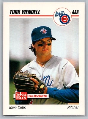 1992 SkyBox AAA #109 Turk Wendell - Image 1 of 2