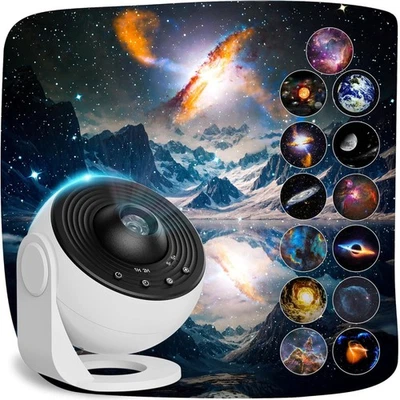 LED Sternenhimmel Projektor HD Skylight Projector 13 in 1 Planet Discs Galaxy - Bild 1 von 4