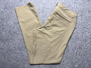 Lululemon Pants Mens 36 Tall Khaki 5-Pocket Stretch Performance Casual Chino - Picture 1 of 11