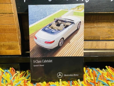 NOS🟣 2017 MERCEDES BENZ S550 S63 S65 AMG CABRIOLET OWNERS MANUAL CONVERTIBLE - Image 1 of 4