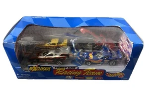 Hot Wheels Exclusive Funny Car Racing Team 4 Cars And 3 Man Pit Crew 1997 - Picture 1 of 5