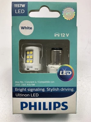 Philips 1157WLED ULTINON Reverse Backing Signal LED Bulbs 1157 WHITE - Image 1 of 4
