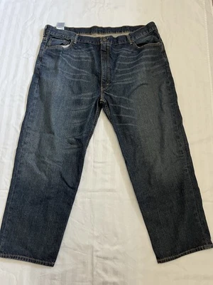 Pantalones de mezclilla Levi's 550 para hombre talla 48x29 azul calce relajado tiro medio pierna ancha preppy Foto 1 de 4