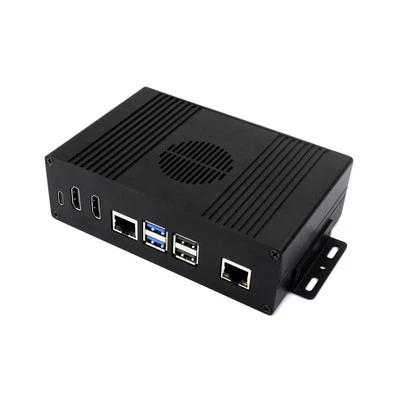 Gehäuse 1 Gigabit Ethernet RTL8111H 2xHDMI USB-C Raspberry Pi 5 WaveShare 27831 - Bild 1 von 4