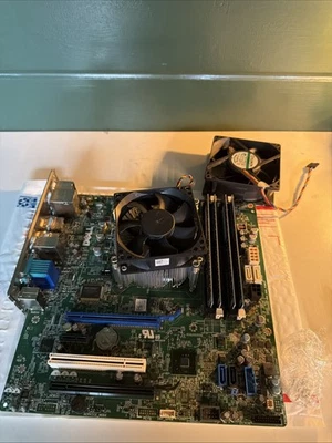 Intel Xeon E3-1240 v3 w/ Motherboard, RAM, and fan - Image 1 of 4