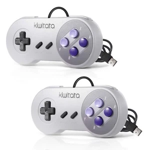2X Classic SNES USB Controller for Retro Gamings SNES Wired USB Joypad Game C... - Picture 1 of 8