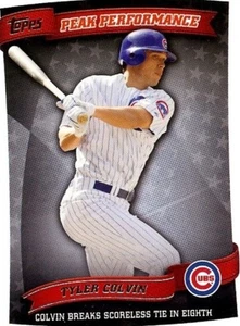 2010 Topps Peak Performance Tyler Colvin #PP 120 Chicago Cubs - Picture 1 of 1