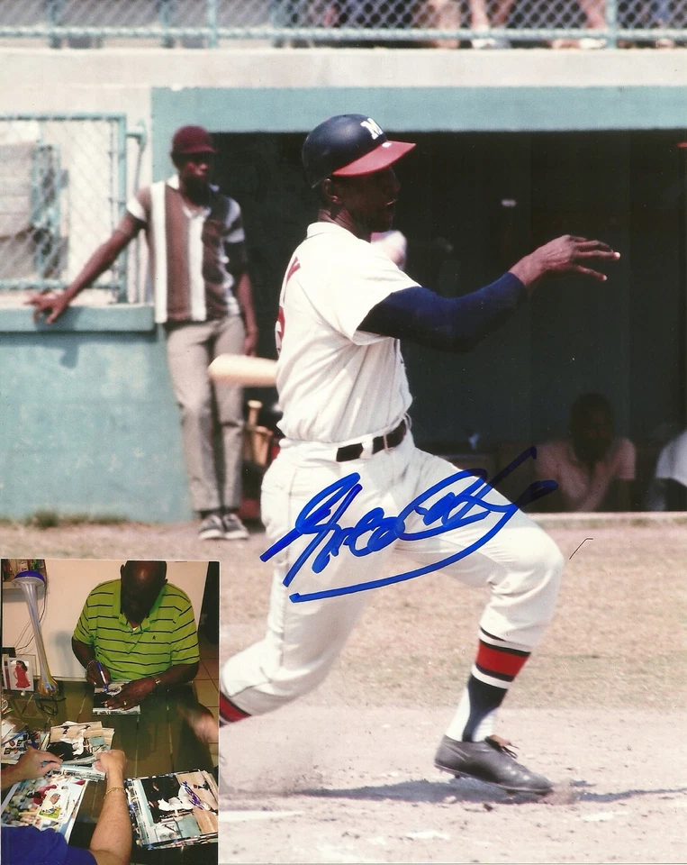 FOTO 8x10 firmada por Rico Carty Milwaukee Braves con certificado de autenticidad West Palm Beach de colección Foto 1 de 1