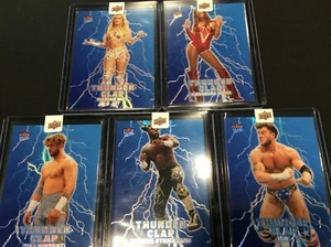 AEW CDD Exclusive Thunder Clap 5 Card Set May, Mone, Ospreay, Swerve, MJF 1 LEFT - Picture 1 of 2