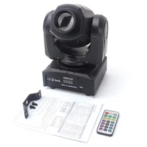 50W RGBW LED Stage Light Moving Head Disco DJ Party Stage Lighting DMX512, Black - Picture 1 of 6