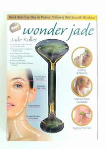 Wonder Jade Roller Face Massager Skin Massager Stone Tool Anti-Aging NIP  - Picture 1 of 2