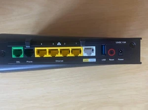 CenturyLink Technicolor C1100T Modem 802.11n WiFi Router-Complete W/all 3 Cords - Bild 1 von 5