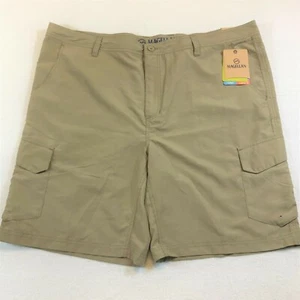 NEU Magellan Outdoors Herren Größe 44 Khaki Cargo Shorts Leicht Neu mit Etikett - Bild 1 von 7