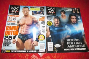 WWE MAGAZINE~Sept & OCT. 2014 -UNDERTAKER, Roman & Cena POSTER~LAST ISSUEs EVER - Picture 1 of 8