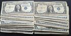 U.s. $1 One Dollar Silver Certificate Circulated Condition One Note Blue Seal