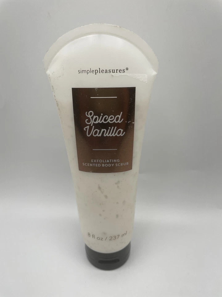 Simple Pleasures Spiced Vanilla Body Scrub 8 fl. oz./ 237 ml. NEW - Image 1 of 2