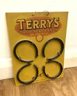 Terry Trouser Clip Cycle Advertising Shop Display Showcard Card Sign Enamel