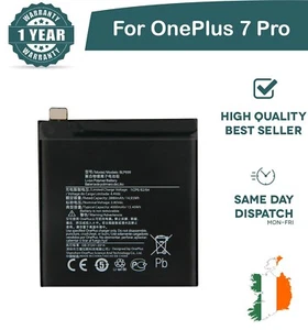 Replacement Internal Battery For OnePlus 7 Pro Battery 4000mAh 3.85V BLP699 New - Zdjęcie 1 z 3
