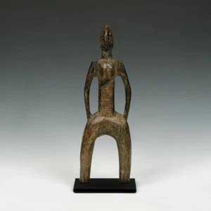 AFRIKANISCHE SCHLEUDER GESCHNITZT HOLZ MOSSI PEOPLE BURKINA FASO W AFRIKA 20. JH. - Bild 1 von 4