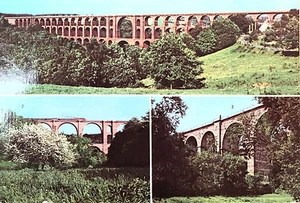 Vintage Postcard of Göltzsch Viaduct, Germany - Picture 1 of 1
