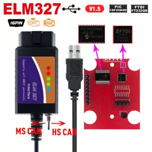 FORScan ELM327 USB OBD2 Adapter für Ford Mazda diagnosescanner MS CAN/HS CAN DE - Bild 1 von 10