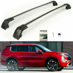 Fit for Mitsubishi Outlander Cross 2022 Crossbar Cross bar Roof Rack Rail - Picture 1 of 9