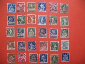 Lot de timbre perforé de Suisse, Stamp Perfin, TBE, à Voir - Picture 1 of 2