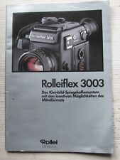 Rolleiflex 3003 - Prospekt 1984