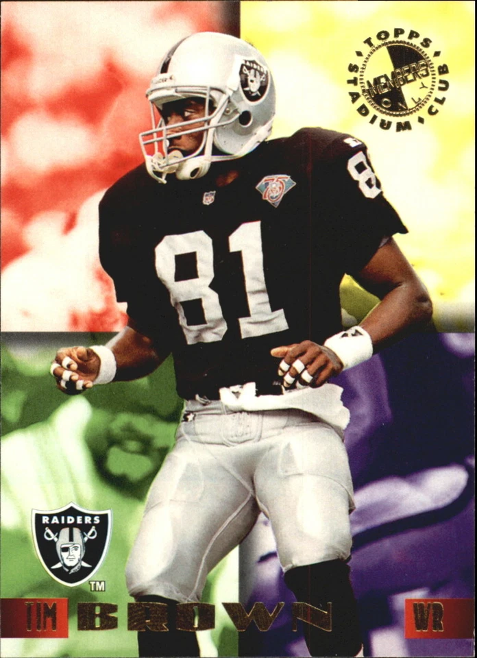 1995 Stadium Club Members Only 50 Football Card Pick - Image 1 of 1