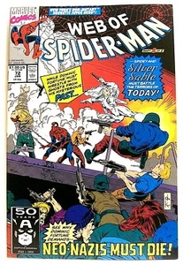 "WEB OF SPIDER-MAN" Issue # 72 (Jan, 1991, Marvel Comics) f. SILVER SABLE - Picture 1 of 1