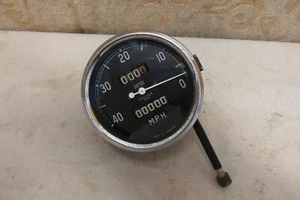 NOS SMITHS 78mm 40MPH TRIP SPEEDOMETER RALEIGH TRIUMPH BSA AJS MOTORCYCLE MOPED - Picture 1 of 4