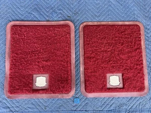 1980-1985 Cadillac Seville Red Rear Carpet Floor Mat Set Interior OEM #3339M - Picture 1 of 11