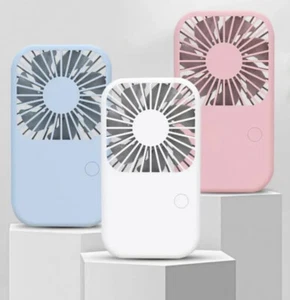 Portable Rechargeable Handheld Mini Pocket Fan Portable USB Fan with Phone Stand - Picture 1 of 7