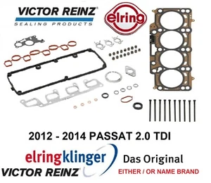 Engine Cylinder Head Gasket Set 2012-14 VW Passat 2.0L TDI CKRA ENGINES, OES ALL - Picture 1 of 2