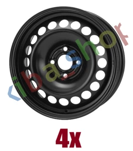 4x 6X15 4X100 CH 565 ET 39 RIM STEEL FITS OPEL ADAM CORSA D CORSA D/HATCHBACK - Picture 1 of 4