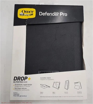 OtterBox Apple iPad (10th generation) Defender Series Pro Case-Black SEE DETAILS - Image 1 of 2