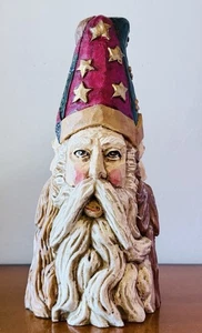 Vintage Windsor Collection dreiseitige Weihnachtsmann Figur Weihnachten Harz 10 Zoll - Bild 1 von 5