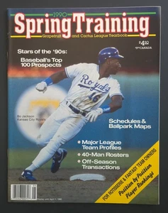 1990 Spring Training Yearbook Bo Jackson MAGAZINE ANNUAL EX-MINT+ - Picture 1 of 1