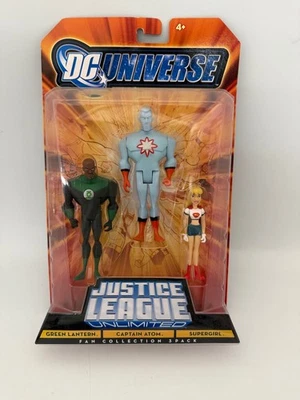 DC Universe Justice League Unlimited Green Lantern Captain Atom Supergirl Mattel - Image 1 of 4