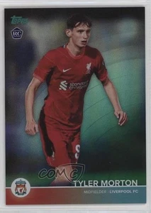 2021-22 Topps Liverpool Team Set Teal Foil /150 Tyler Morton #8 Rookie RC - Picture 1 of 4