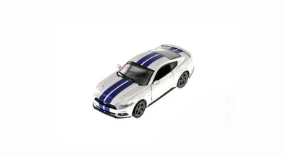 5386DF BY KINSMART 2015 Ford Mustang GT Silver Diecast 1:38 SCALE.(No window Box - Image 1 of 3