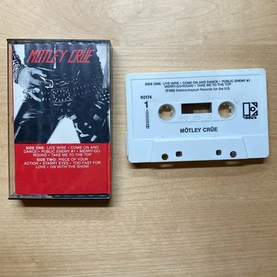 Motley Crue Too Fast for Love Cassette 1982 Elektra Records PLAY TESTED - Image 1 of 3