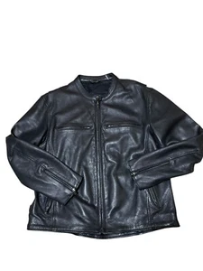First Manufacturing  FIM213CNP First Classics Motorcycle Leather Jacket Men's L - Foto 1 di 6