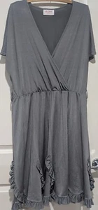 Leona Edmiston 4 Silver Dress - Picture 1 of 7